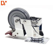 High quality TPR shock absorbing caster wheel